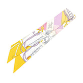 エルメス ツイリー Cliquetis クリケティス スカーフ イエロー マルチカラー シルク レディース HERMES 【中古】